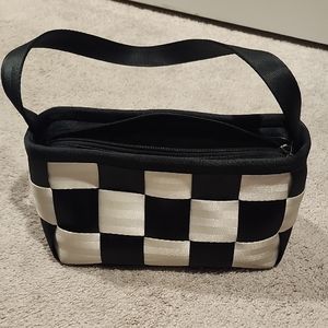 Black and White Checkered Women's Bag